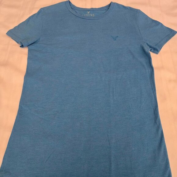 Men's Size Small American Eagle Outfitters Blue Short Sleeve Tee - Picture 1 of 7